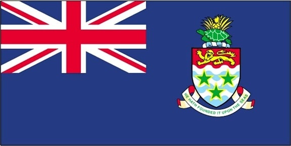 bandera, Caimán, islas