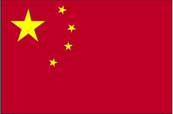 Прапор, Китай