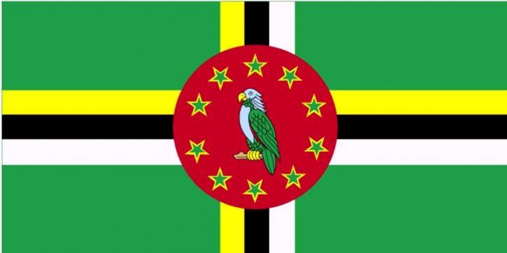 旗のドミニカ国
