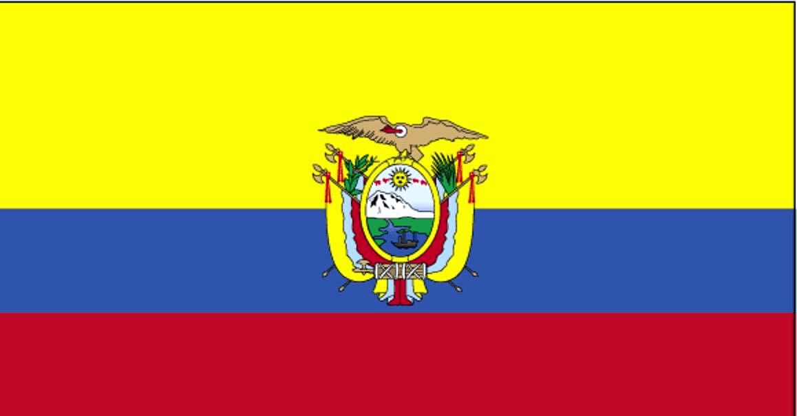 Free picture flag, Ecuador