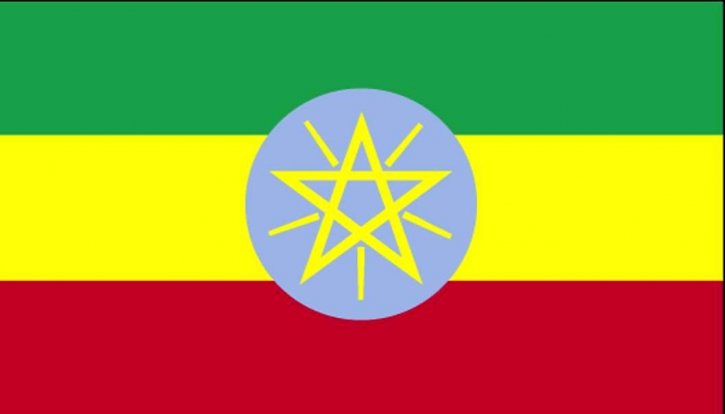 vlag, Ethiopië