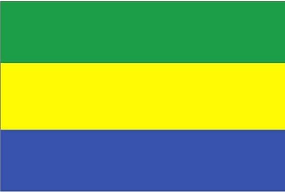 vlajka, Gabon