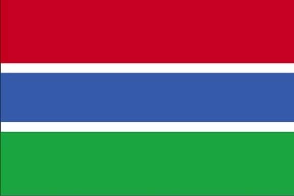 bandeira, Gâmbia