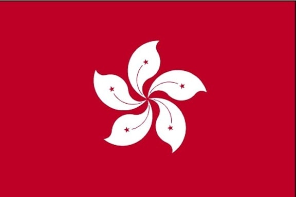 bandeira, Hong, Kong