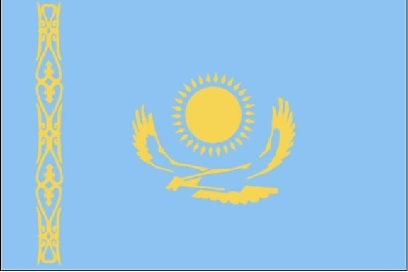 flag, Kazakhstan
