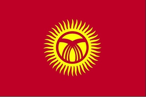 flag, Kyrgyzstan