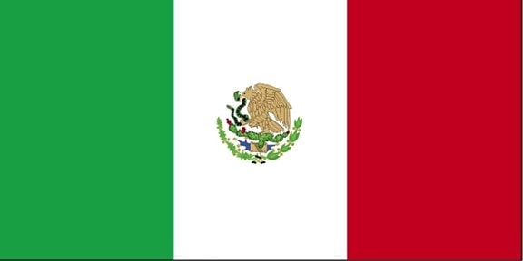 flagga, Mexiko