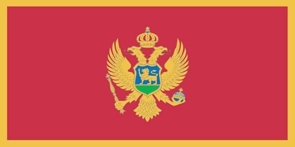 drapeau, Montenegro
