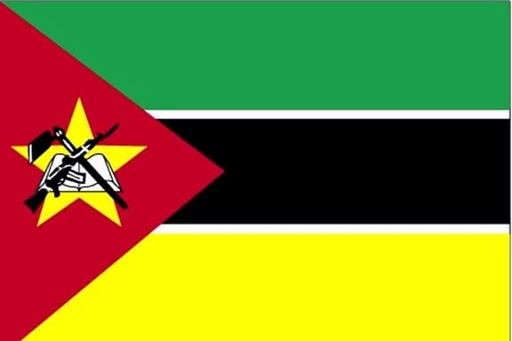 flagg, Mosambik
