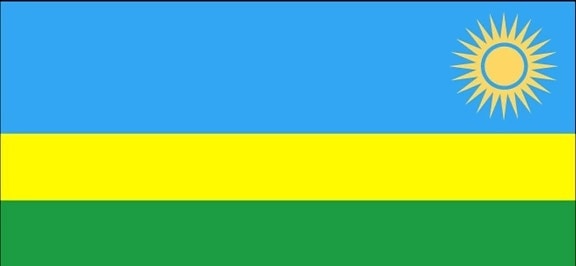 vlajka, Rwanda