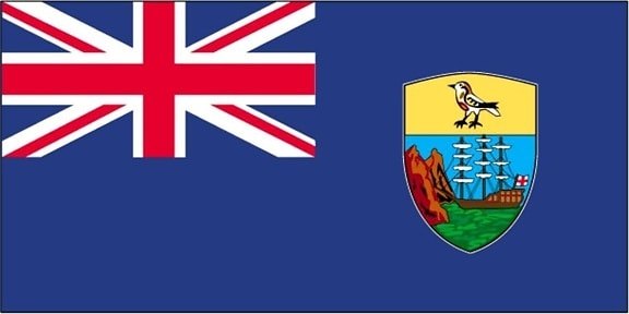 Прапор, Острів Святої Єлени