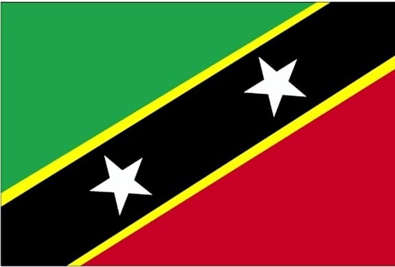 flag, Saint Kitts og Nevis