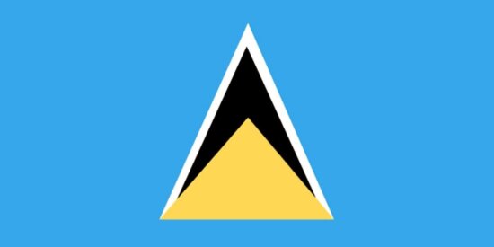 flag, Saint Lucia