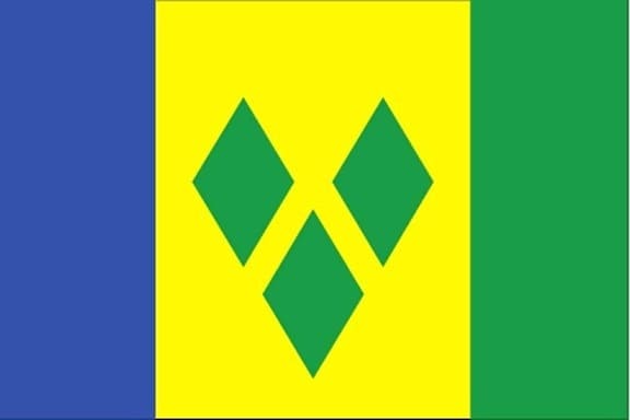 bendera, Saint Vincent dan Grenadines