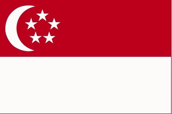 vlajka, Singapur
