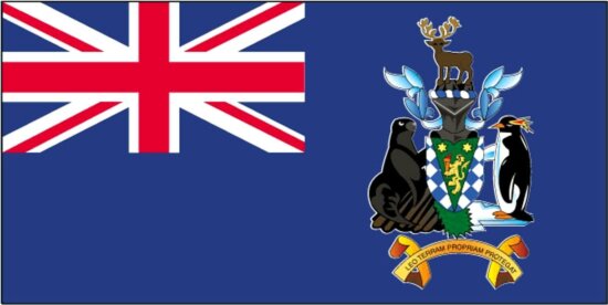 flag, South Georgia, South Sandwich islands