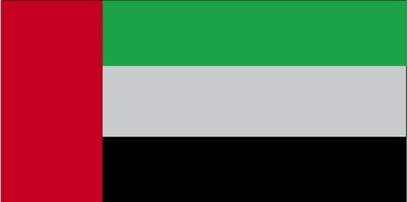 flagg, de forente arabiske emirater