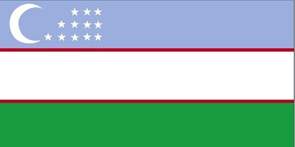 флаг, Узбекистан