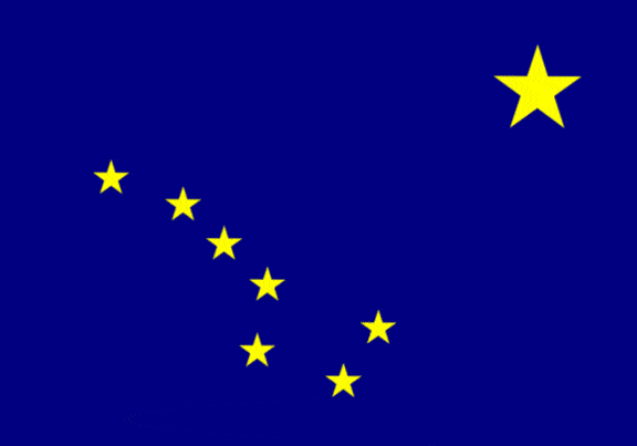 state flag, Alaska