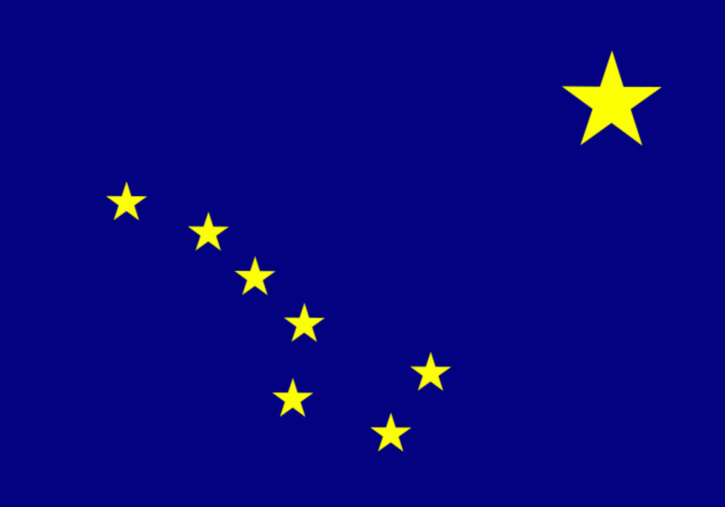 Государственный флаг, Аляска