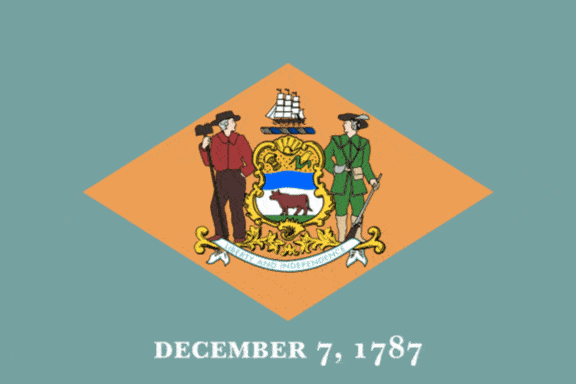 state flag, Delaware