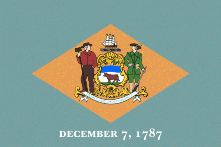 Drapelul de stat, Delaware