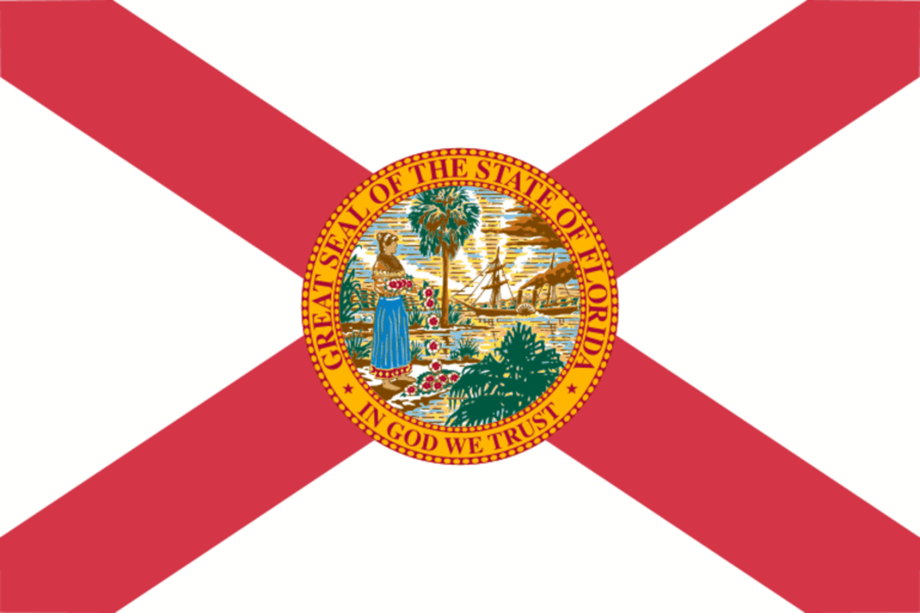 Free picture state flag, Florida