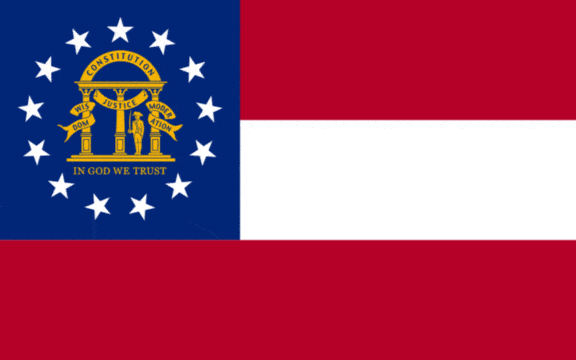 state flag, Georgia, state