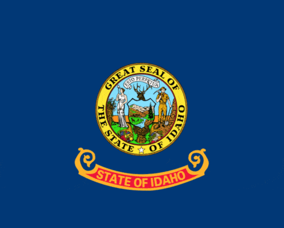 state flag, Idaho