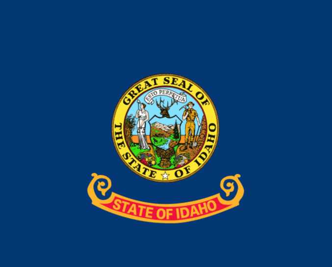 bandera del estado, Idaho
