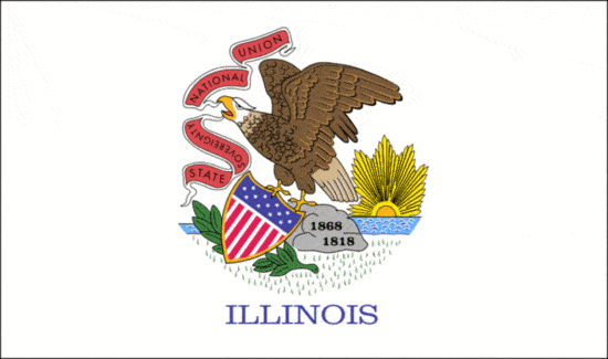 state flag, Illinois