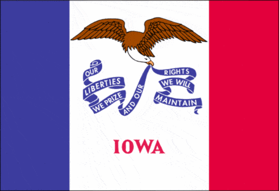 state flag, Iowa
