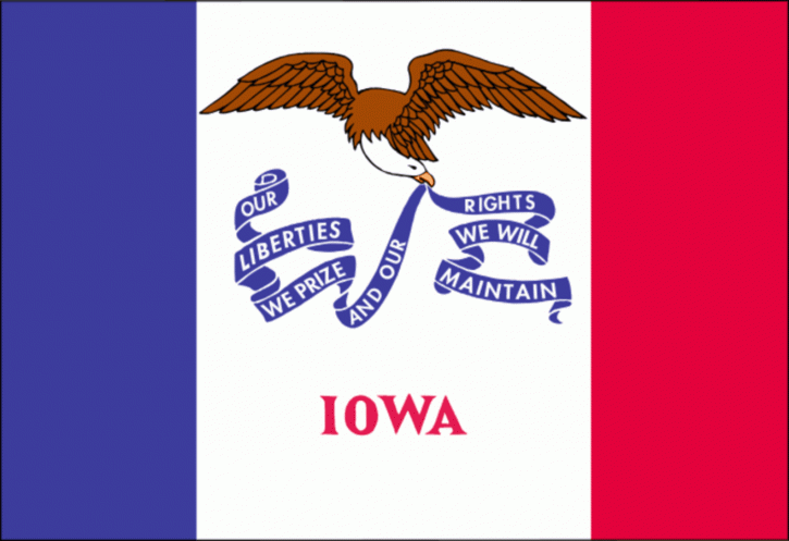 Bandeira do estado, Iowa