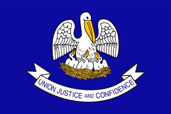 Devlet bayrağı, Louisiana
