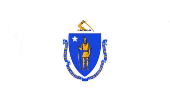 štát vlajky, Massachusetts