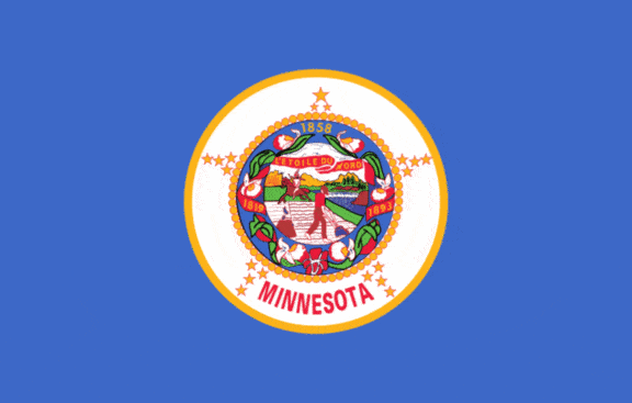 drapeau d'état, Minnesota