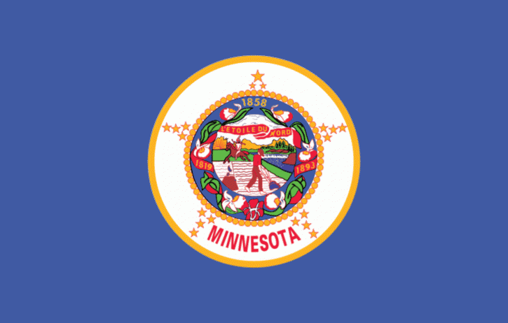 állami zászló, Minnesota