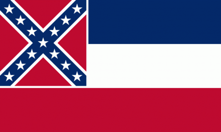 statsflagga, Mississippi