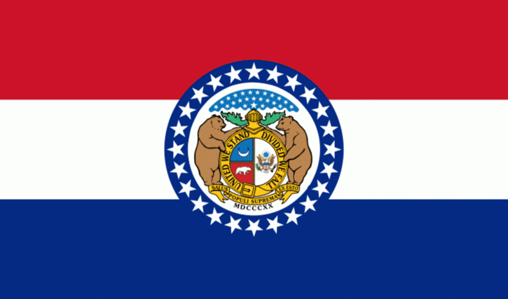 Bandeira do estado, Missouri