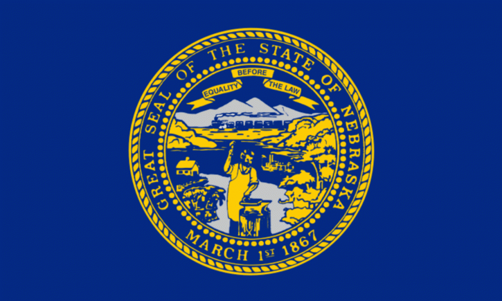 štát vlajky, Nebraska