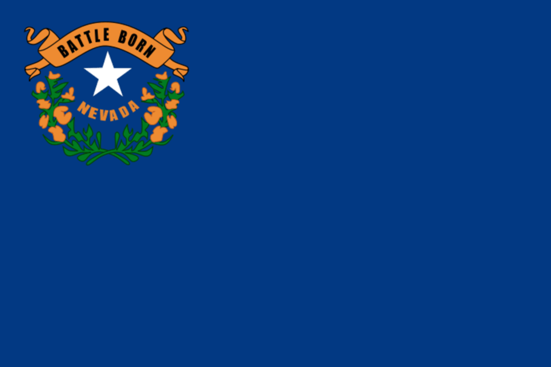 Free picture state flag, Nevada