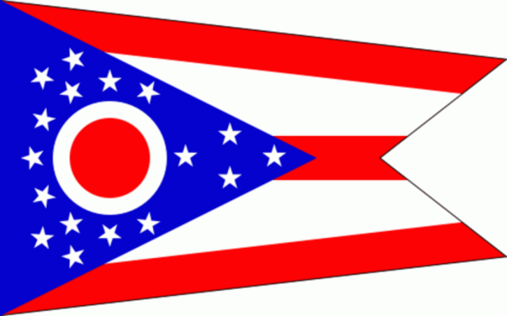 državne zastave, Ohio