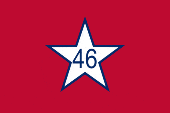 drapeau d'état, Oklahoma, blanc, étoile