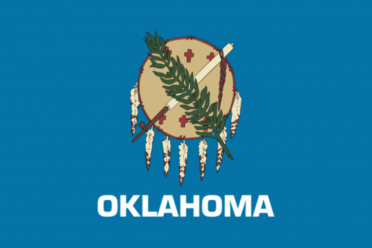 statsflagga, Oklahoma