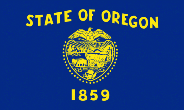 lá cờ tiểu bang, Oregon