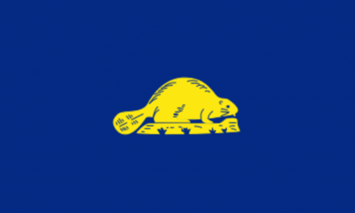 държава флаг, Орегон, обратен
