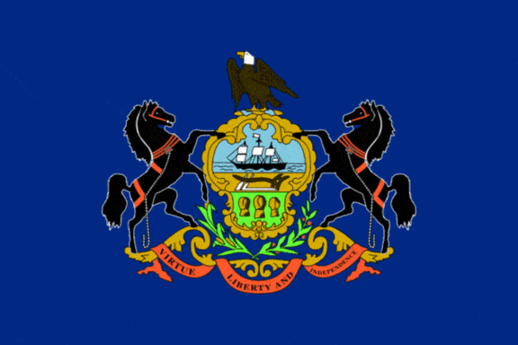 drapeau d'état, Pennsylvania