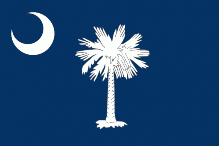 štát vlajky, juh, Karolína