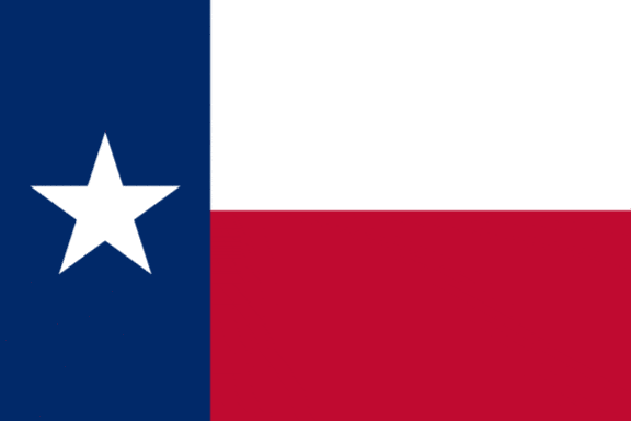 Drapelul de stat, Texas