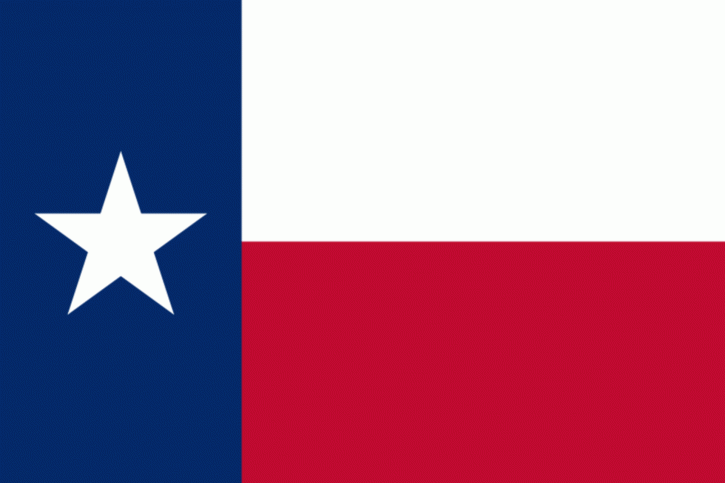 Devlet bayrağı, Texas